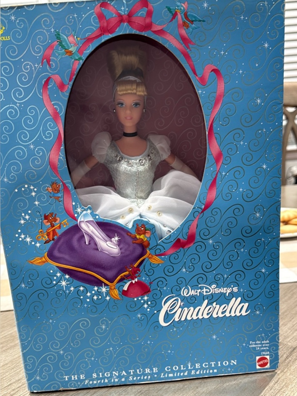 Disney Cinderella Collector Doll in Blue & White